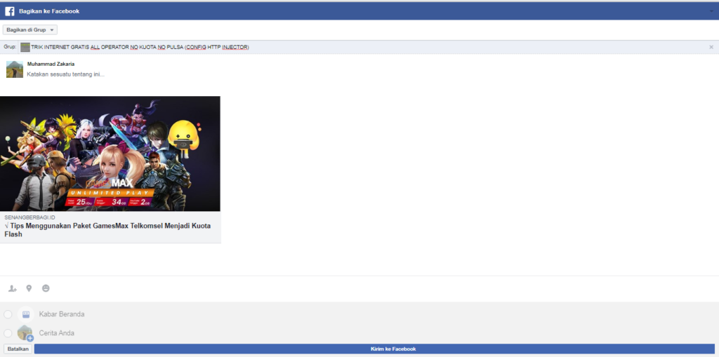 Cara Posting Artikel Karena Pesan Anda tidak dapat dikirim karena berisi konten telah dilaporkan di Facebook