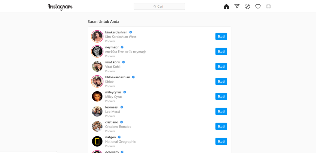 Cara Mudah Menggunakan Instagram dari Laptop