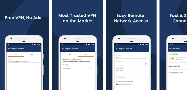 Aplikasi Internet gratis Open VPN