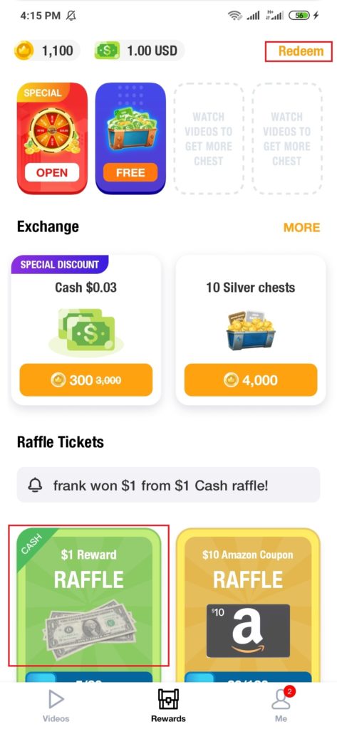 Cara Mendapatkan hadiah dari Aplikasi ClipClaps