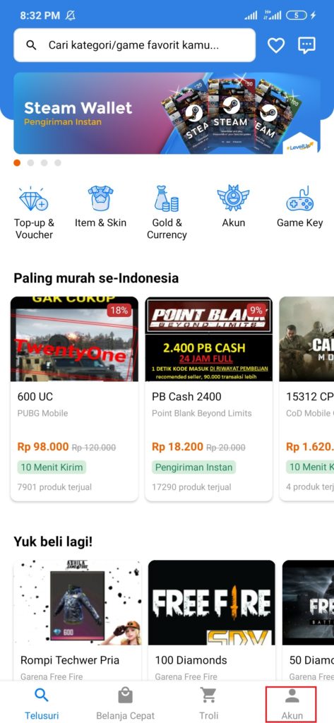 Cara Mudah Topup Saldo item dari Dana