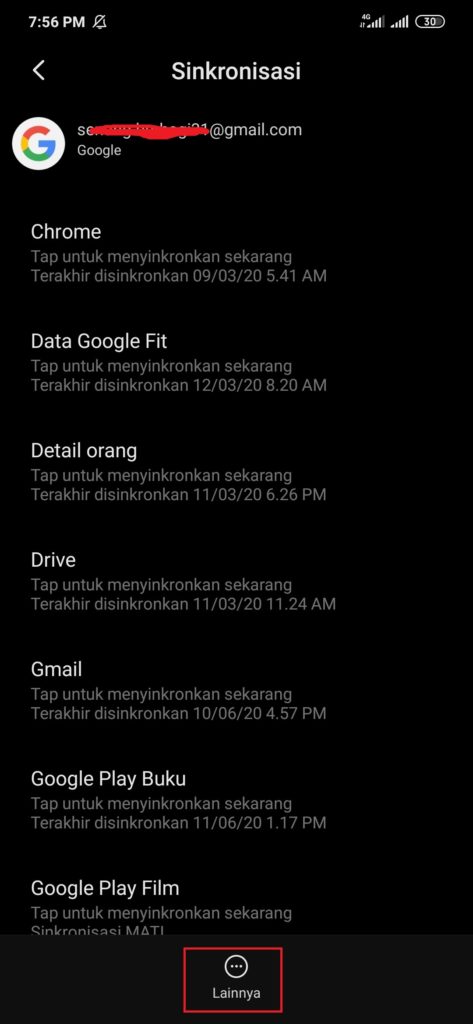 Cara menghapus akun gmail dari android
