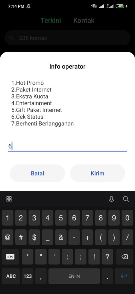 kuota internet telkomsel dari aktivasi pembelian paket data