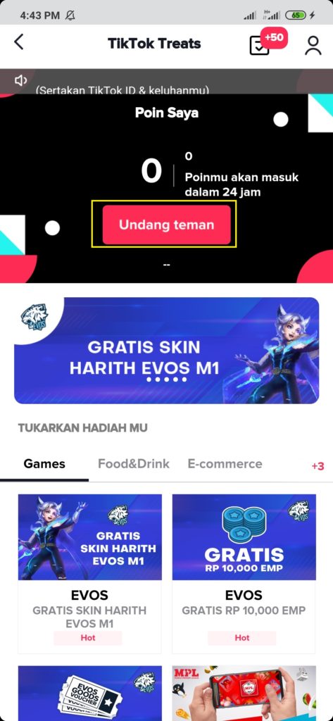 Cara Mendapatkan Hadiah Menarik dari Aplikasi Tiktok