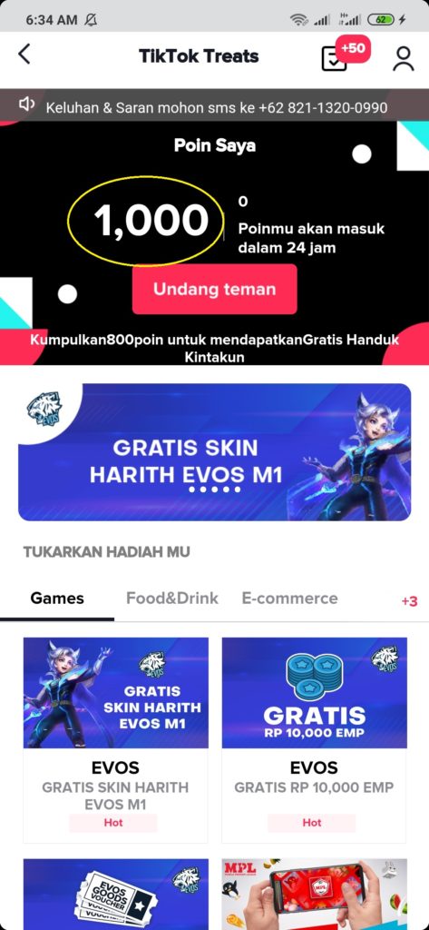 Aplikasi Tiktok Cara Mendapatkan Hadiah Menarik dari Aplikasi Tiktok