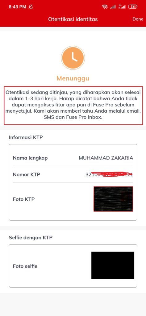 cara verifikasi kyc fuse Pro