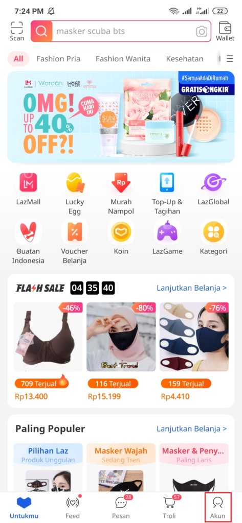 Cara Mendapatkan Voucher Gratis Lazada