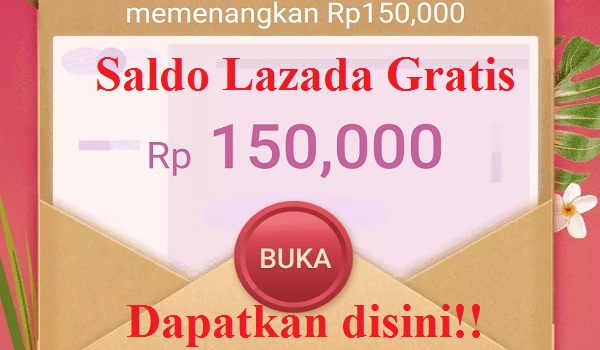 Saldo Lazada gratis