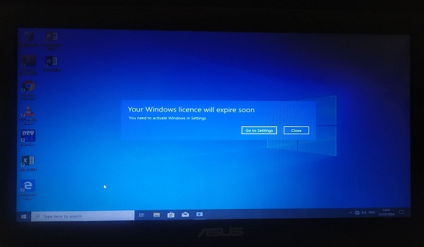 Cara Mengatasi Your Windows Licence Will Expire soon Windows 10