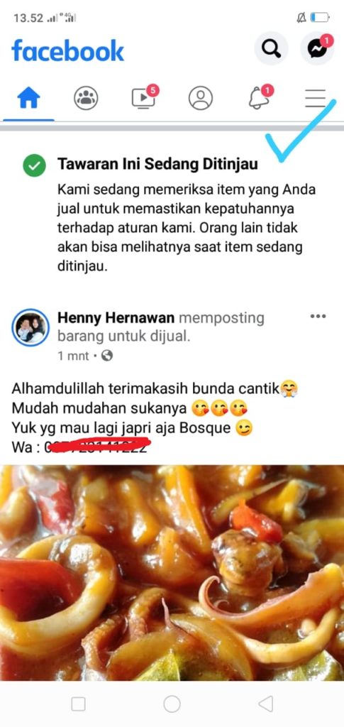 Penyebab Saat buat Postingan di Tinjau Facebook