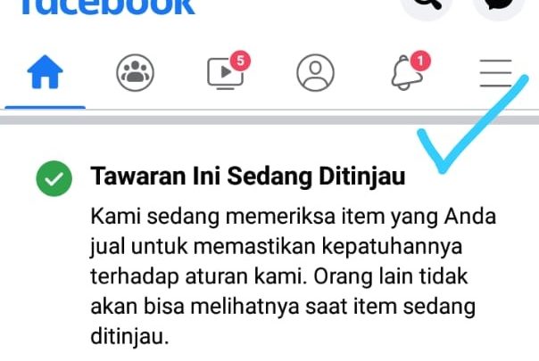 Cara Mengatasi Masalah Tawaran Ini Sedang Ditinjau di Facebook