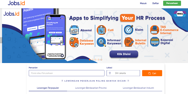 Situs terpercaya Jobs.id