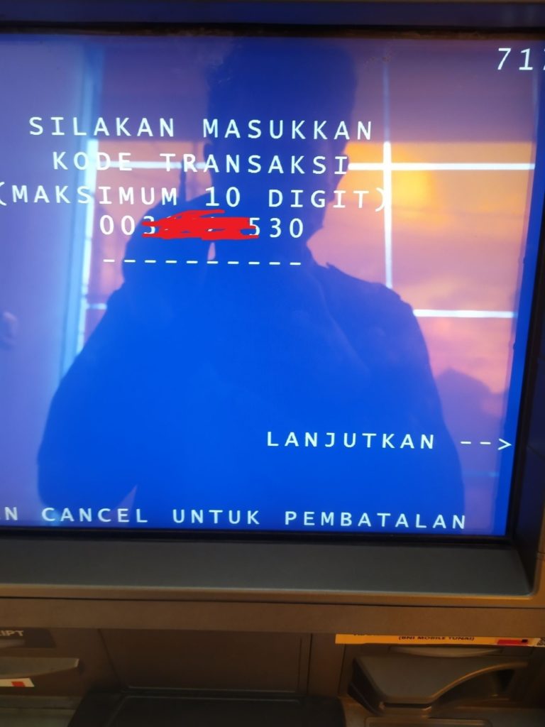 kode transaksi BNI tarik tunai tanpa kartu atm