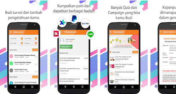 Situs dan Aplikasi Survey Online Terbaik Yang Masih Membayar Nusaresearch