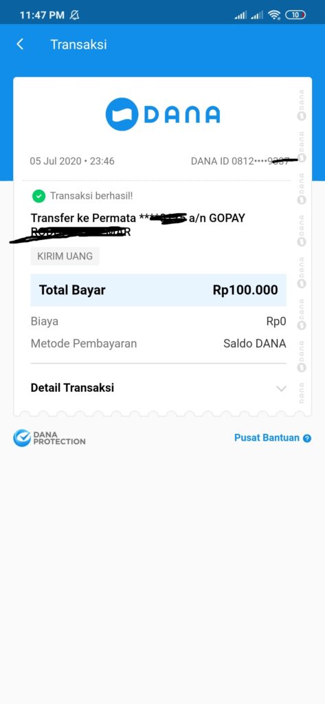 Cara Kirim Uang dari Dana ke Gopay Gratis