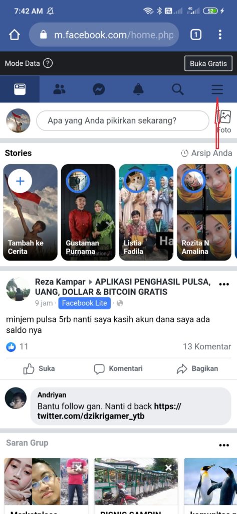 Cara Membuat dan Menghapus Halaman Facebook dari Android