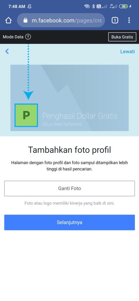 membuat halaman facebook