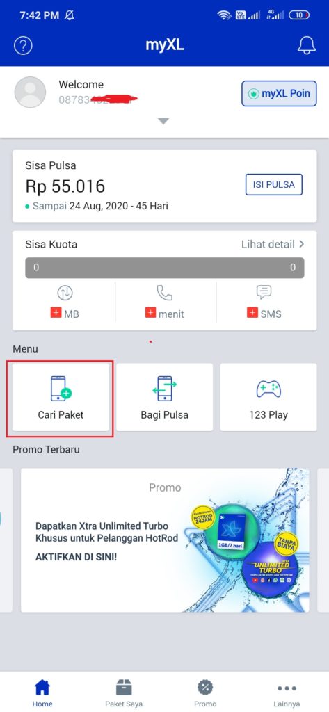 Cara Mudah Mendapatkan paket Internet Murah XL