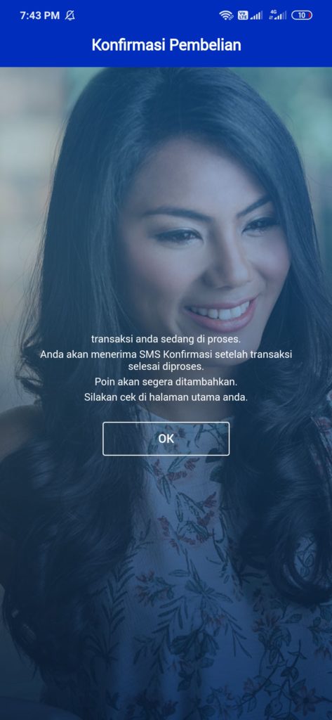 konfirmasi pembelian paket internet murah xl