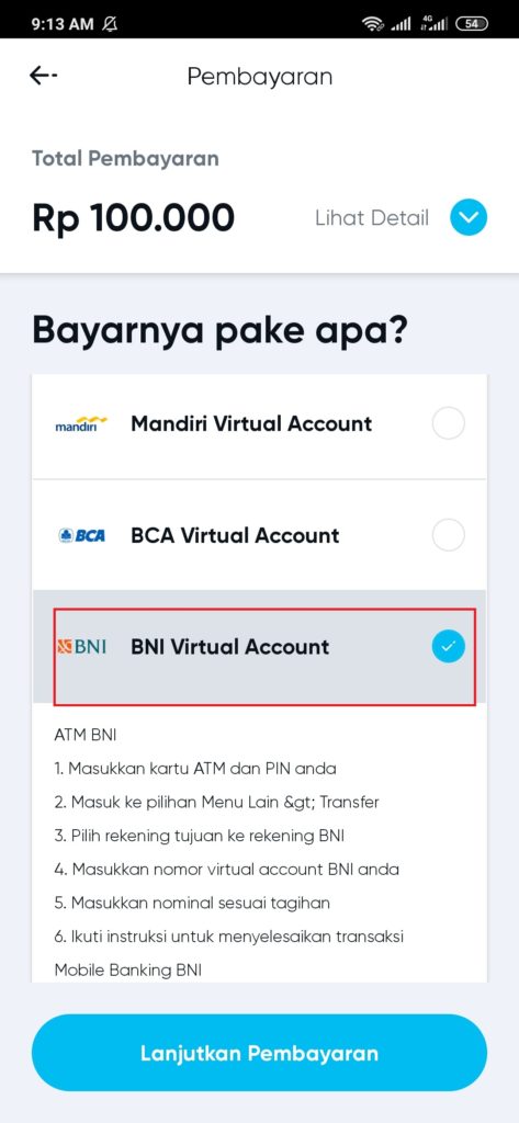 metode pembayaran pembelian paket promo byu