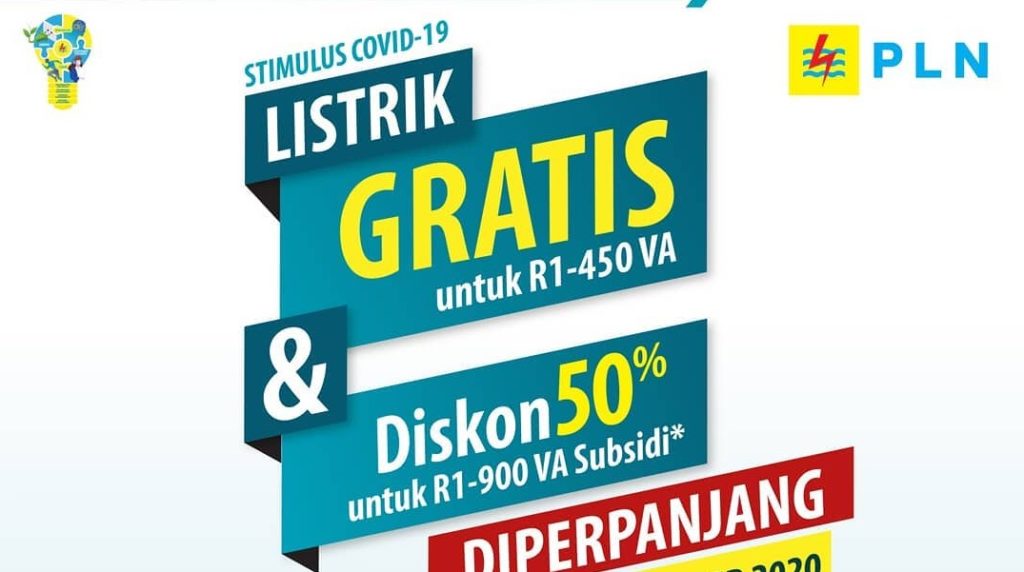 Listrik Gratis Diperpanjang Untuk Pelanggan R1 450 VA