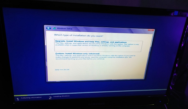 Windows Setup instal windows 7 terbaru