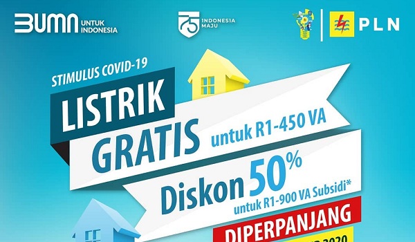 Cara Mendaptkan Listrik Gratis Hingga Desember 2020