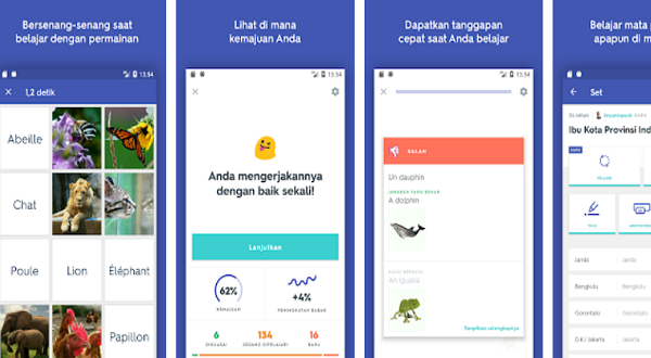 Apliksi Quizlet Belajar Online