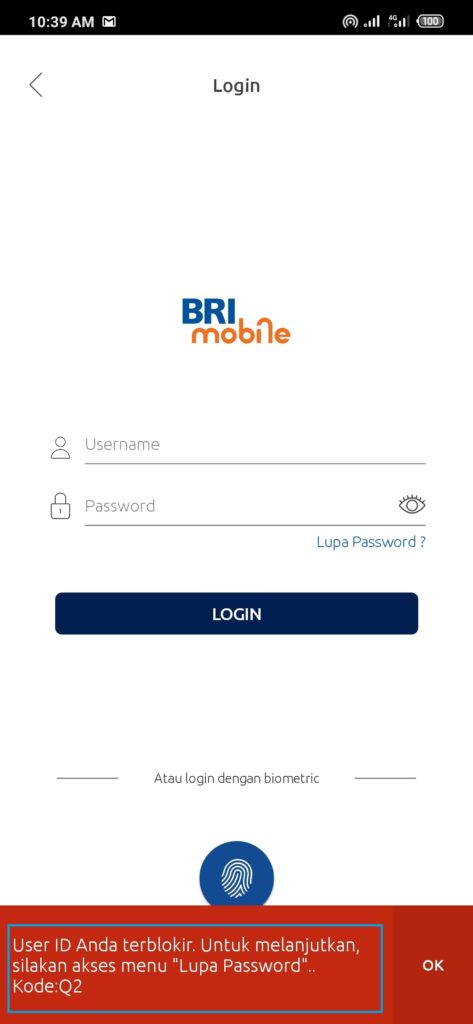 Cara Mudah Mengatasi User Id Brimo Terblokir