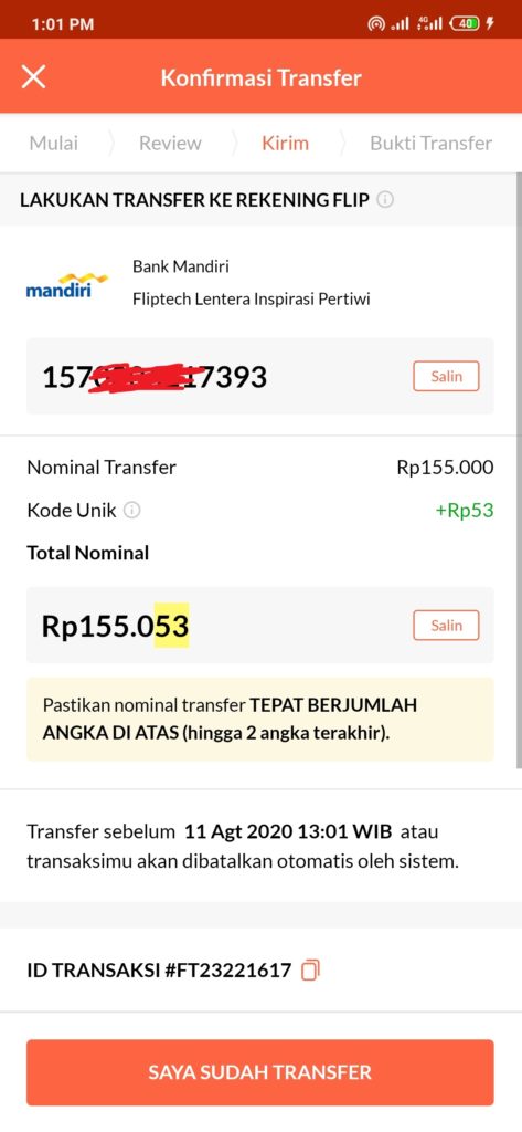 Kirim uang LinkAJa gratis ke Jenius