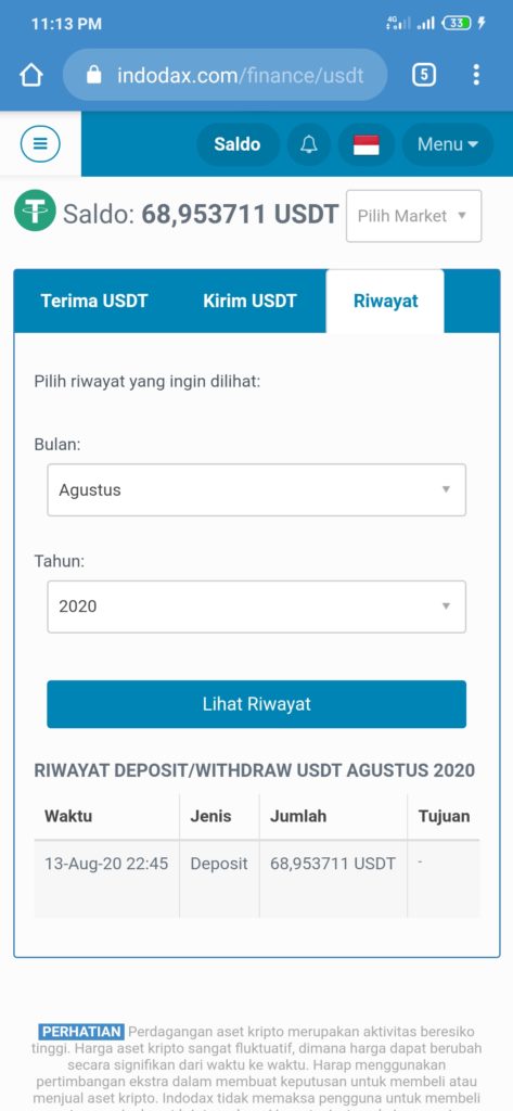 Cara Mencairkan USDT ke Rekening Bank