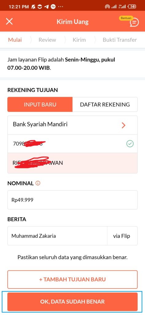 kirim uang dari bri ke mandiri gratis