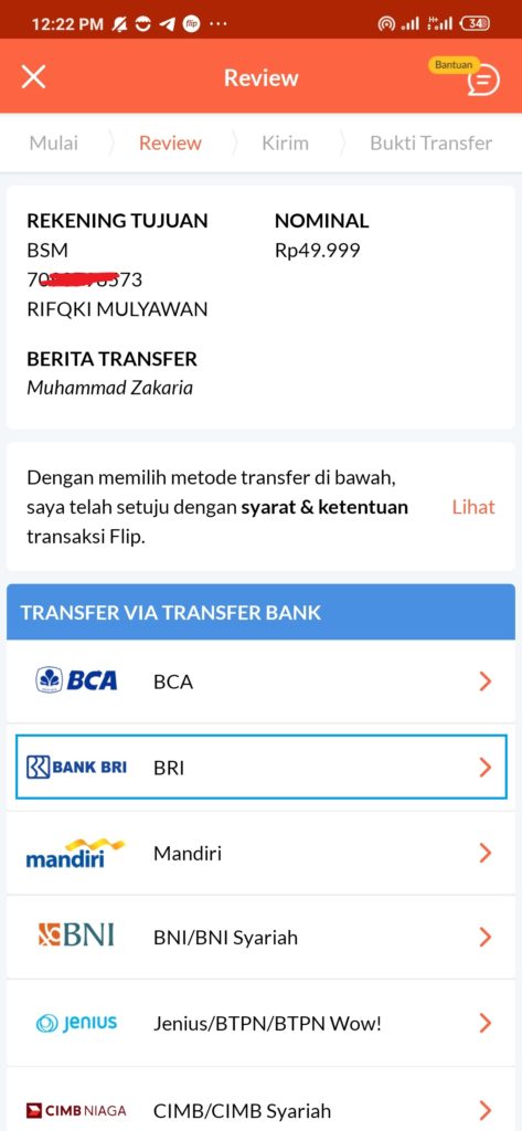 kirim uang dari BRI ke MAndiri Gratis