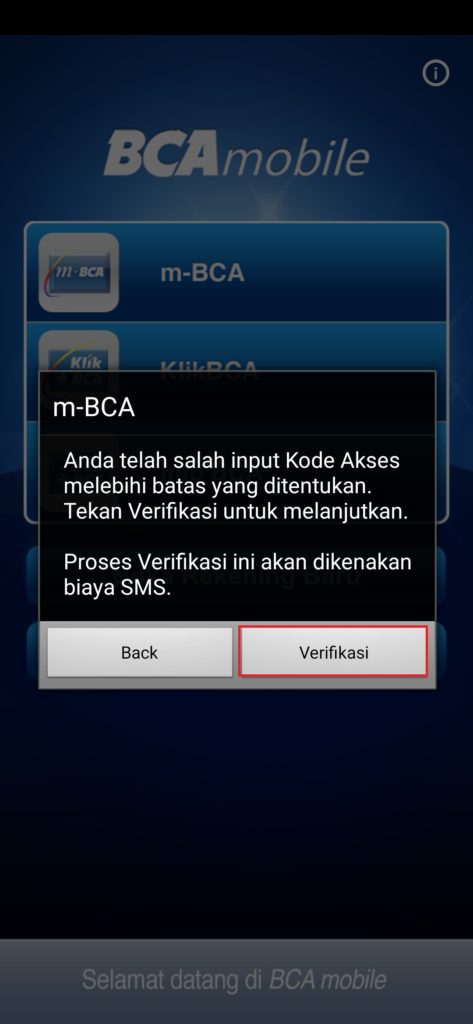 Cara Mengatasi mBCA Terblokir akibat Salah Input Kode Akses