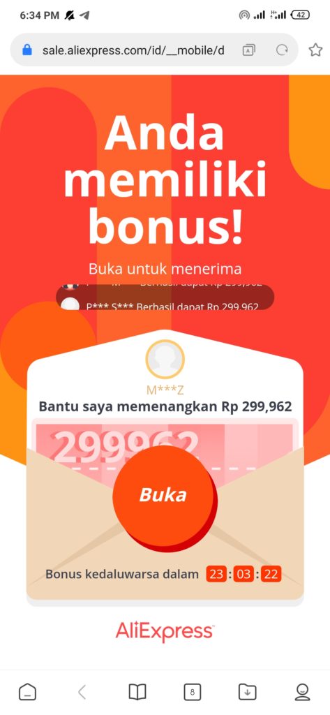 Cara Mendapatkan Uang dari Situs Aliexpress