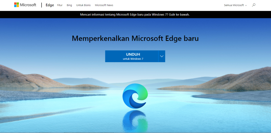 cara instal microsoft edge baru