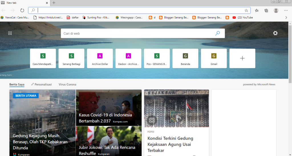 aplikasi MS Edge baru