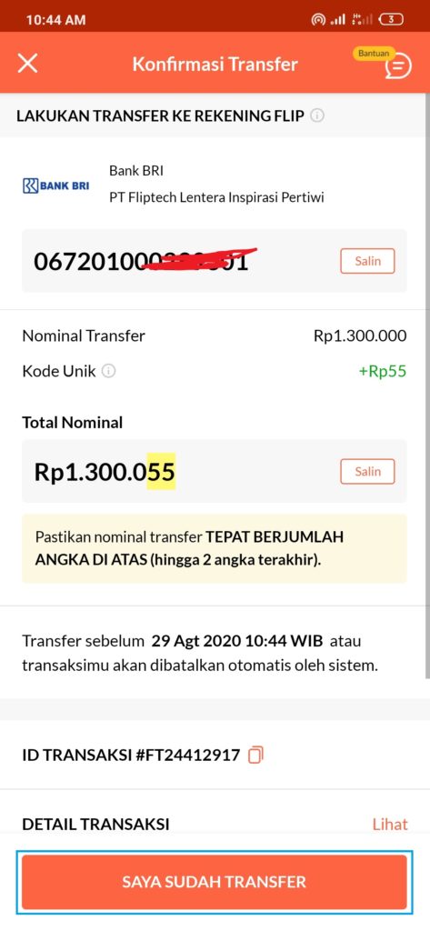 Cara Kirim Uang dari BRI Ke BNI dengan Flip