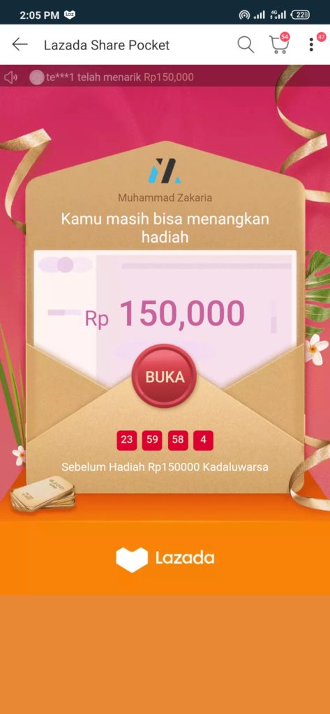 event lazada 150k