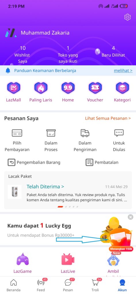 Event Lazada