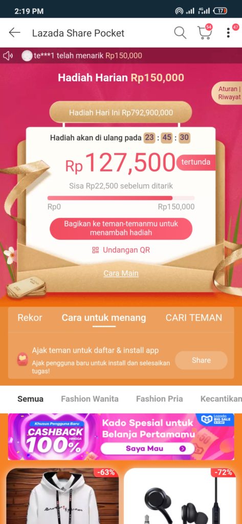 Event Lazada baru