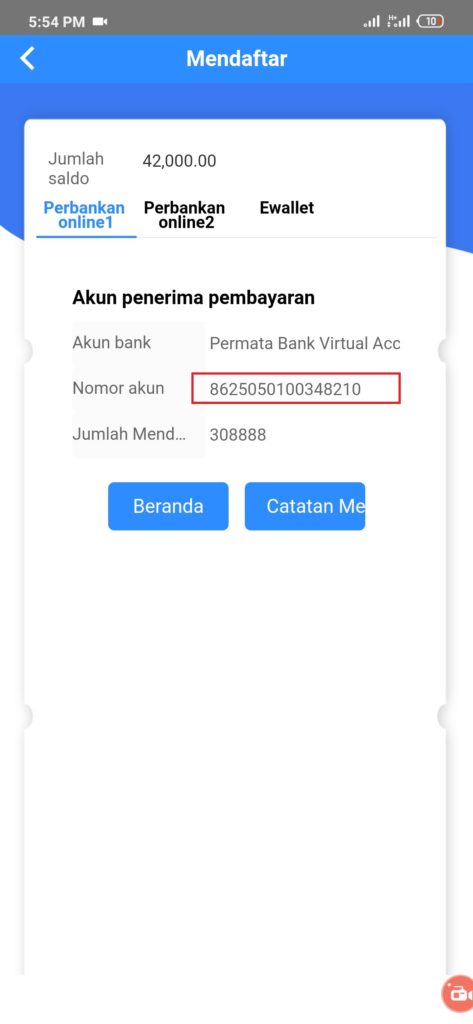 cara topup Goins dari Aplikasi Gopay