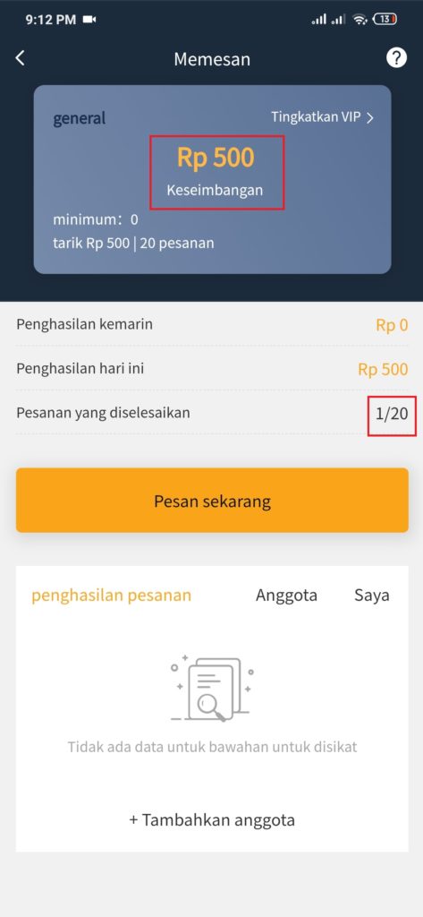 cara mengerjakan misi dari aplikasi s-earn android