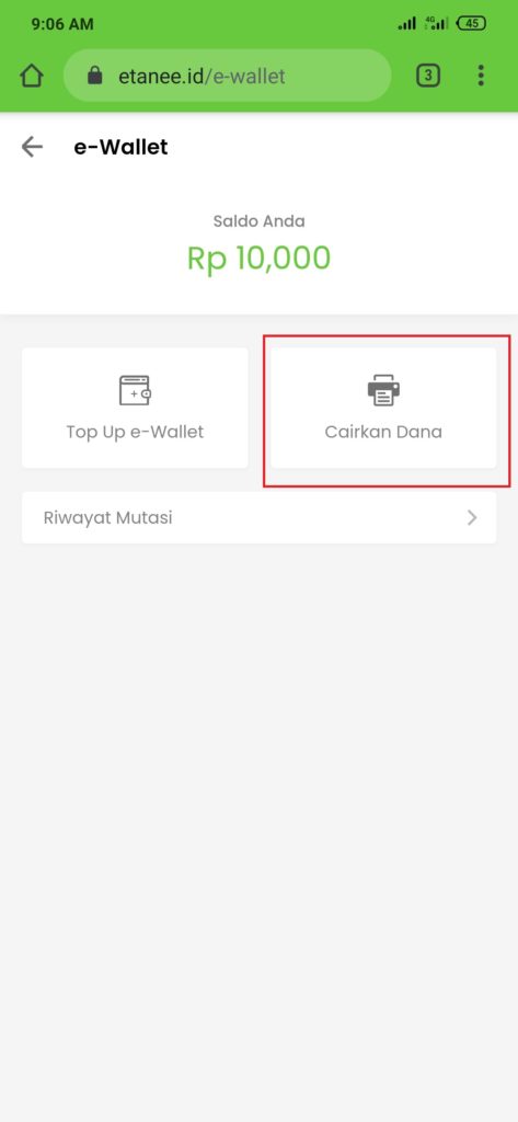 Cara Mencairkan Uang Gratis dari Aplikasi eTanee