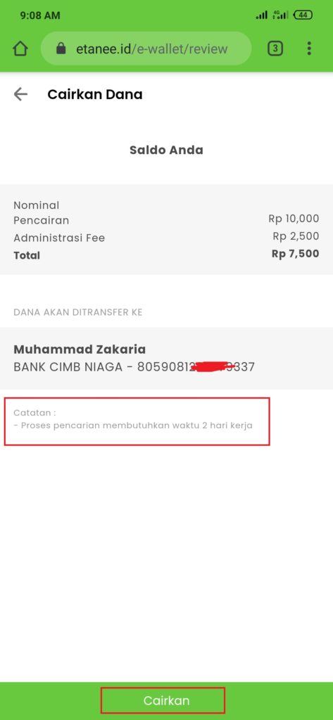 Cara Mendapatkan Uang Gratis dari Aplikasi Etanee Android