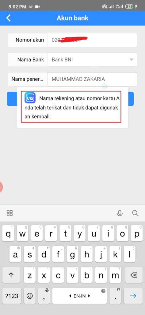 cara melakukan penarikan dari aplikasi Goins 