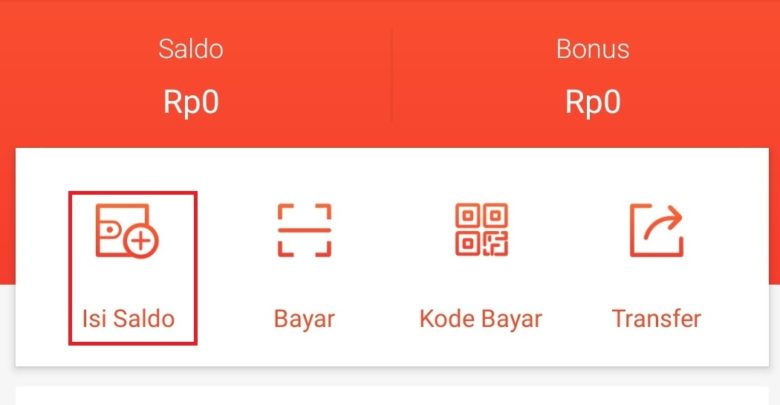isi saldo shopeepay