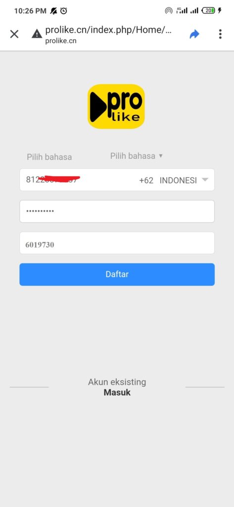 Inilah Cara Mendapatkan Uang dari Aplikasi ProLike Android