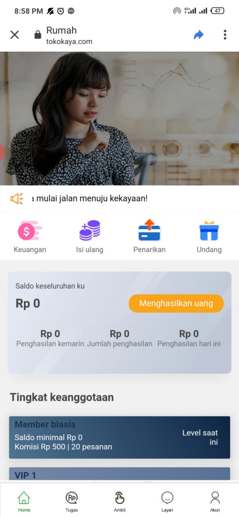 Review Aplikasi Toko Kaya Android Apakah SCAM ?