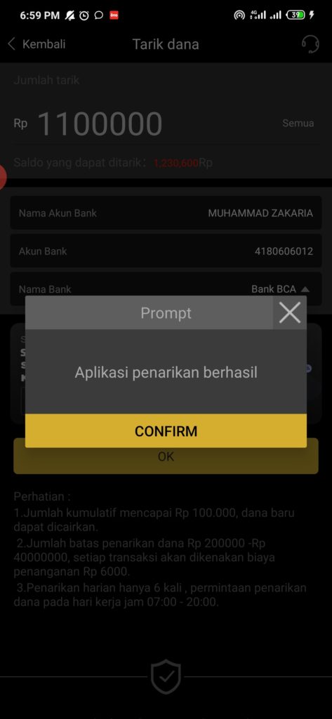 Cara Mendapatkan Uang 200 ribu dari Aplikasi SDCEX Android